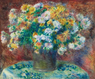 Chrysanthemums by Pierre Auguste Renoir