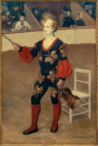 Clown at the Circus by Pierre Auguste Renoir