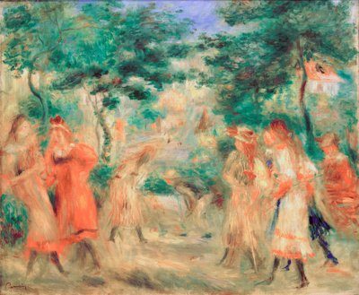 Children in the Garden of Montmartre by Pierre Auguste Renoir