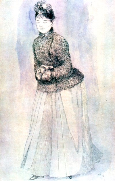 Female figure by Pierre Auguste Renoir