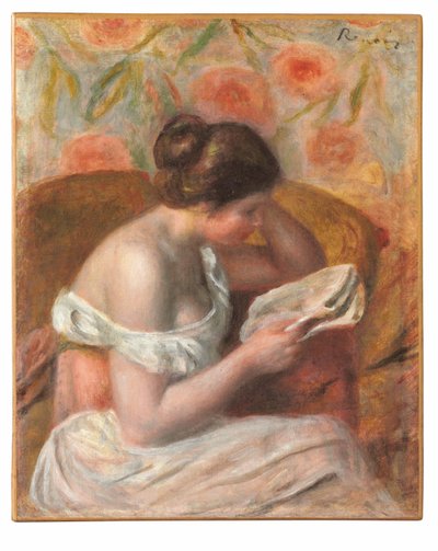 Woman Reading by Pierre Auguste Renoir