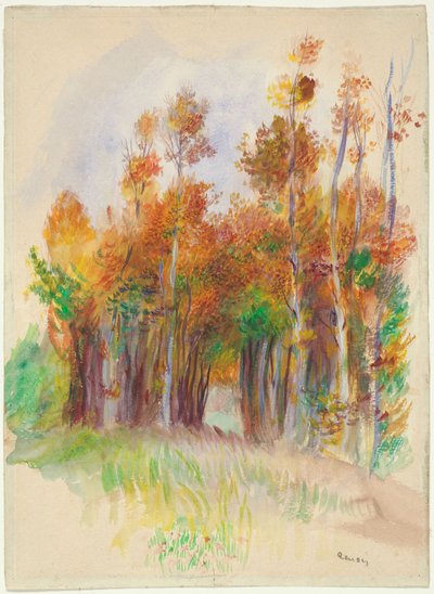 Grove of Trees by Pierre Auguste Renoir