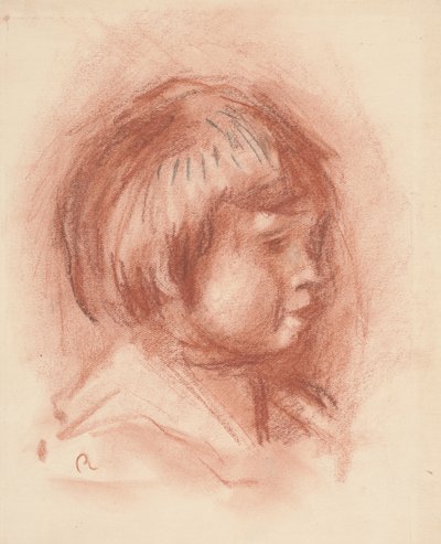 Head of Child, c.1906 by Pierre Auguste Renoir
