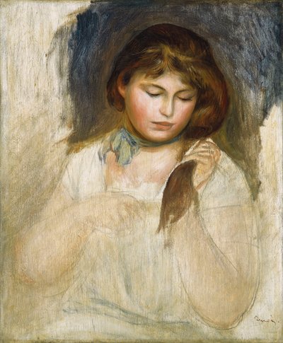 Head of Gabrielle by Pierre Auguste Renoir