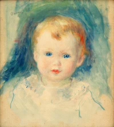 Child Portrait by Pierre Auguste Renoir