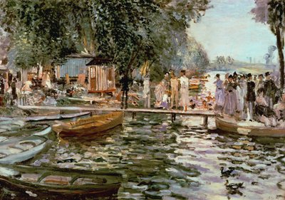 La Grenouillere by Pierre Auguste Renoir