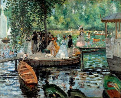 The Grenouillère by Pierre Auguste Renoir