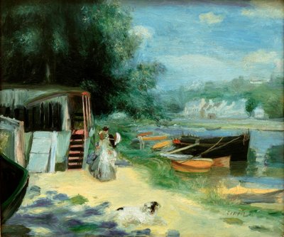 The Grenouillère by Pierre Auguste Renoir