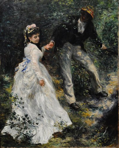 La Promenade, 1870 by Pierre Auguste Renoir