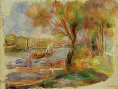 The Seine at Argenteuil by Pierre Auguste Renoir
