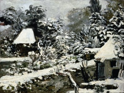 Landscape, Snow Effect by Pierre Auguste Renoir