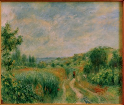 Landscape near Essoyes by Pierre Auguste Renoir