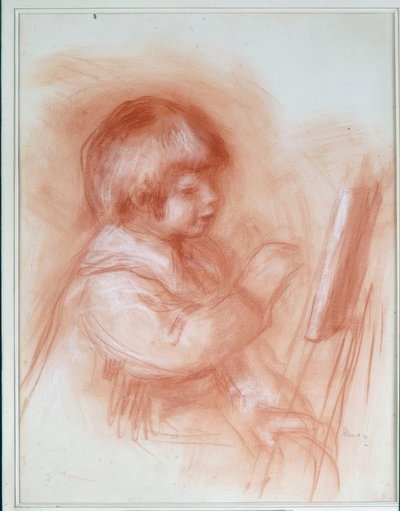 The Little Painter by Pierre Auguste Renoir