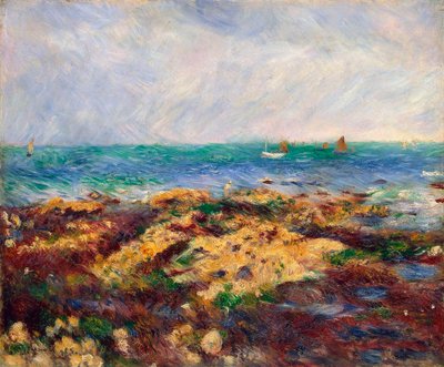 Low Tide at Yport by Pierre Auguste Renoir