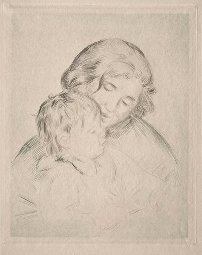 Mother and Child by Pierre Auguste Renoir