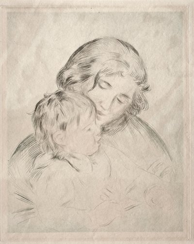 Mother and Child by Pierre Auguste Renoir