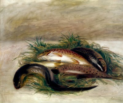 Still Life with Fish by Pierre Auguste Renoir