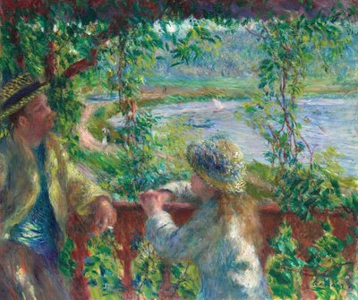 Near the Lake, 1879-80 by Pierre Auguste Renoir