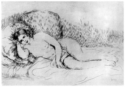 Nude, c1860-1910 1924 by Pierre Auguste Renoir