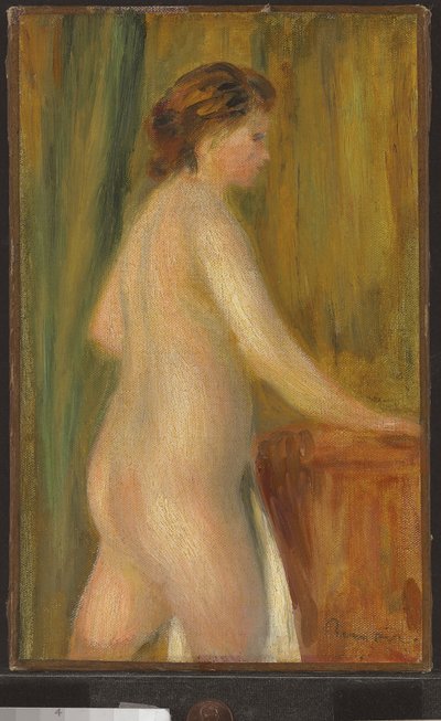 Nude with Bath Towel by Pierre Auguste Renoir