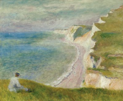 On the Cliff by Pierre Auguste Renoir