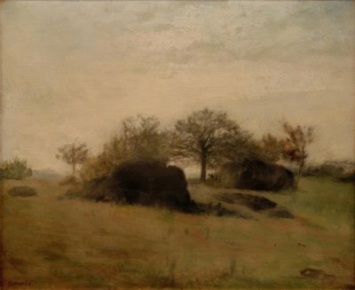 Landscape of Fontainebleau by Pierre Auguste Renoir