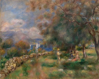 Peninsula of Saint-Jean by Pierre Auguste Renoir