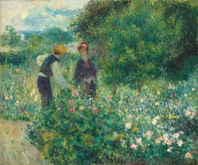 Picking Flowers by Pierre Auguste Renoir