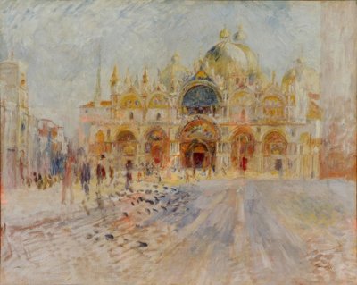 Place San Marco, Venice by Pierre Auguste Renoir