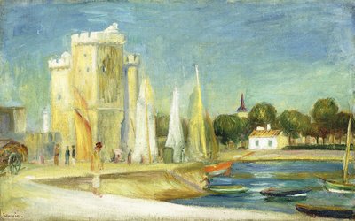 Port of La Rochelle by Pierre Auguste Renoir