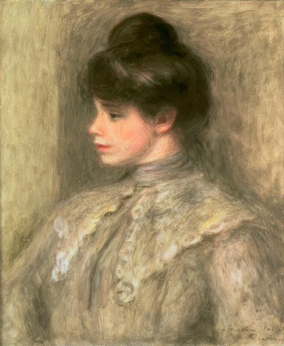 Portrait of Madame Valtat by Pierre Auguste Renoir