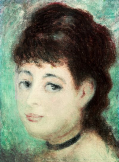 Portrait of a Young Woman by Pierre Auguste Renoir