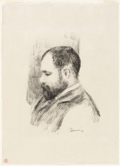 Portrait of Ambroise Vollard by Pierre Auguste Renoir