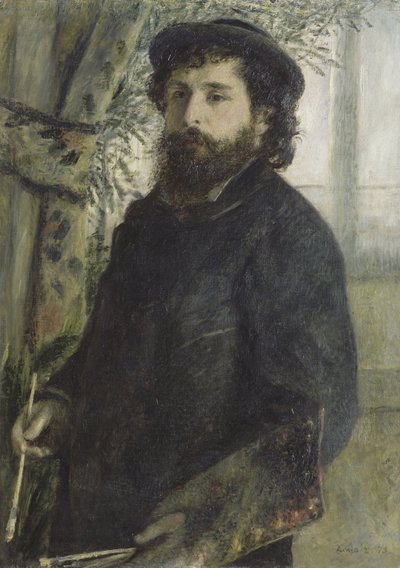 Portrait of Claude Monet by Pierre Auguste Renoir