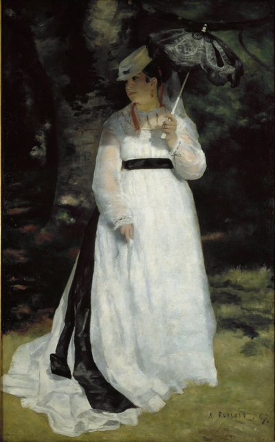 Portrait of Lise by Pierre Auguste Renoir