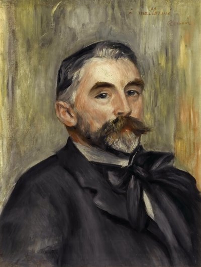 Portrait of Stéphane Mallarmé by Pierre Auguste Renoir