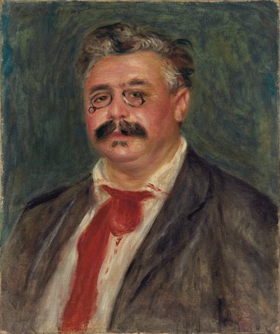 Portrait of Wilhelm Mühlfeld by Pierre Auguste Renoir