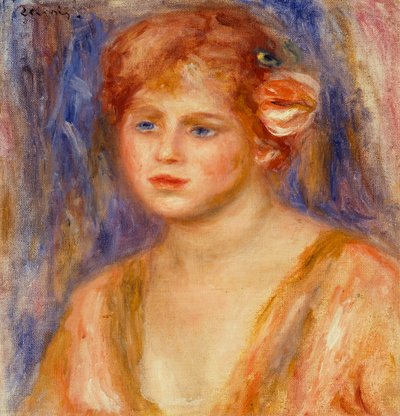 Portrait of a Young Girl by Pierre Auguste Renoir