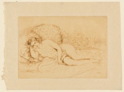 Reclining Nude by Pierre Auguste Renoir