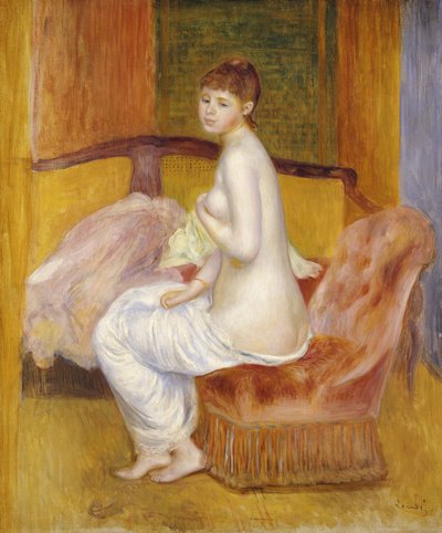 Seated Nude, Resting by Pierre Auguste Renoir