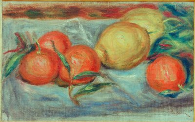 Still Life with Citrus Fruits by Pierre Auguste Renoir