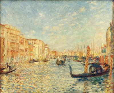 On the Grand Canal, Venice by Pierre Auguste Renoir