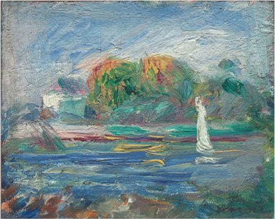 The Blue River by Pierre Auguste Renoir