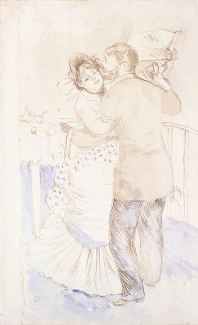 The Country Dance by Pierre Auguste Renoir