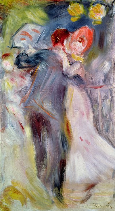 The Dance in the Country by Pierre Auguste Renoir