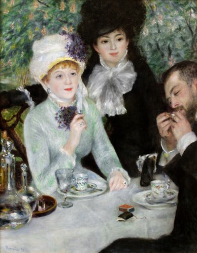 The End of Luncheon by Pierre Auguste Renoir
