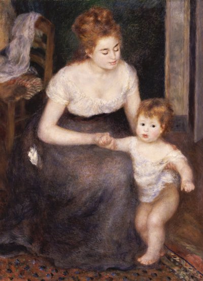 The First Step by Pierre Auguste Renoir