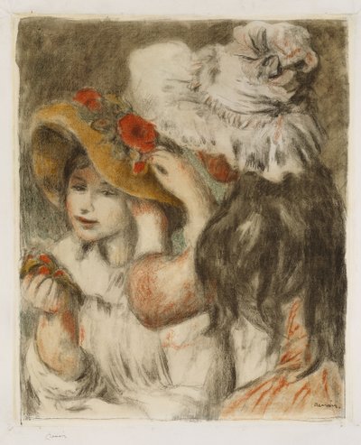 The Hatpin by Pierre Auguste Renoir