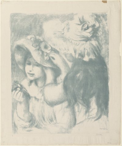 The Pinned Hat, second plate by Pierre Auguste Renoir