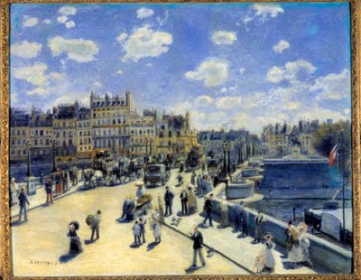The Pont Neuf in Paris by Pierre Auguste Renoir